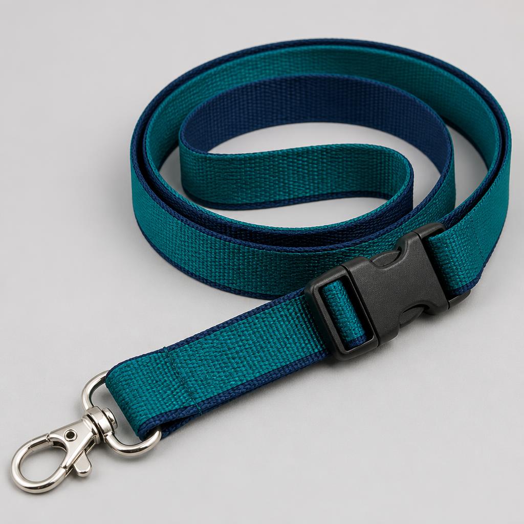 Lanyard con arnés y break away personalizado para empresas