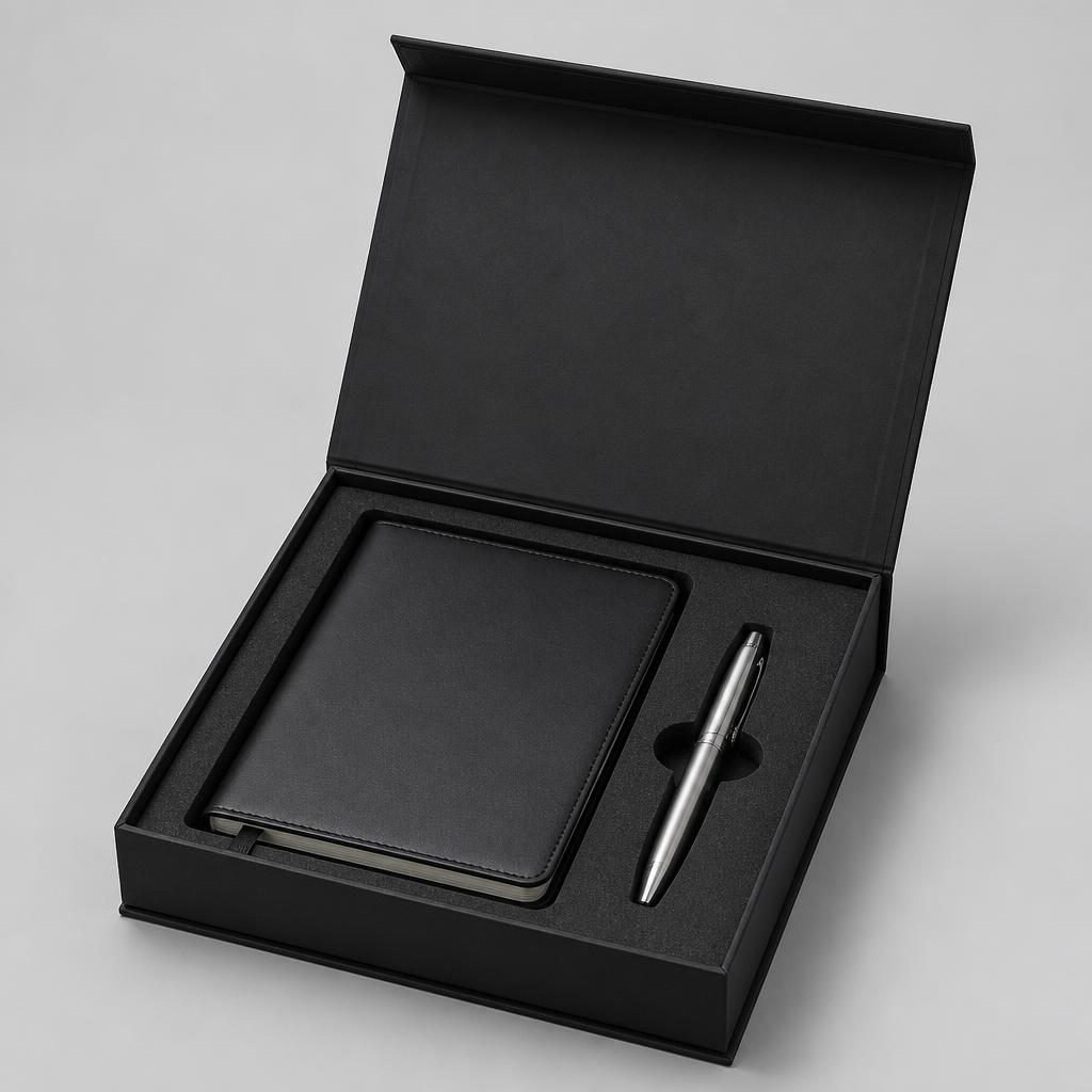 Set ejecutivo libreta + lapicero personalizado para empresas